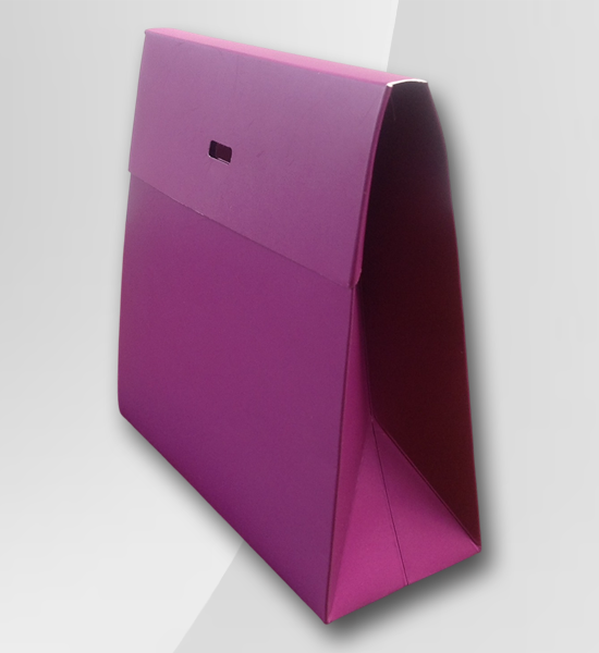 Caja tipo sobre con fuelles